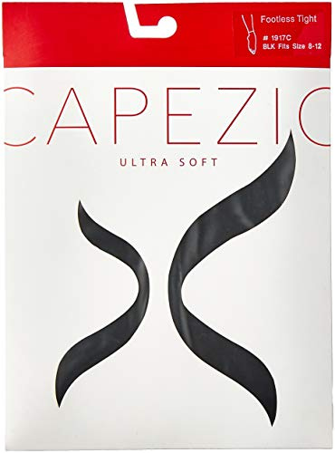 Capezio pour fille à monter en tricot Taille sans pied Collants - noir -