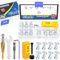 Glarks 25 M5 écrou de vérin et kit d'outils de montage écrou de vérin vis d'ancrage filetage insert papillon écrou d'expansion pour contreplaqué plastique carton dur