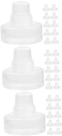 Amosfun 36 Stk Weinkorken Weinstopper Selber Machen Getränkeverschluss Hochzeitsstopper Verschlussstopfen Flaschenverschluss Verschlüsse Für Rotweinflaschen Diy-bastelstopper Kieselgel