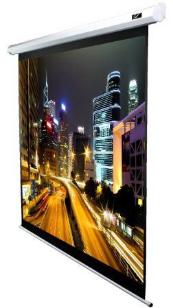 Elite Screens VMAX120XWH2 VMAX2 Series Leinwand (Diagonal 304,8 cm (120 Zoll), Höhe 149,6 cm (58,9 Zoll), Breite 265,7 cm (104,6 Zoll), Format 16:9) weiß