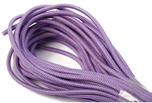 Jajasio 10 m Gummikordel 2,2mm, Elastische Kordel Auswahl aus 37 Farben Gummischnur Elastische Kordel/Farbe: 15 - flieder