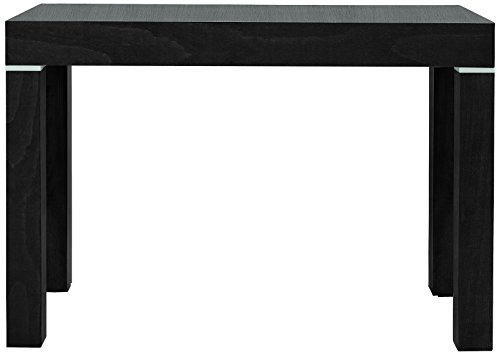 KONTE.DESIGN Consolle allungabile SORRENTO in legno marrone wengè, 90 x 50 x 75 cm