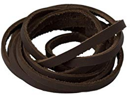 Walker and Hawkes - Cordelette d'excellente qualité - en Cuir de Vachette - 1,9 mm d'épaisseur
