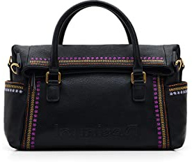 Desigual Women's Black Bag_POL Green_LOVERTY 2.0 2000