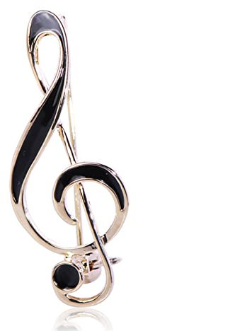 Broche Note musicale Simple Broche Broche Gold Couleur Broche noire for femmes Hommes Bijoux Bijoux Pins Cadeaux Broches, bijoux et accessoires Broches bon marché, Broches de bijoux et accessoires de