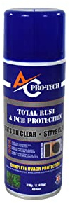 AC Pro-Tech All-in-One Anti Corrosion and PCB Protection Coating | Formulated Clear Coating | Total Protection from Humidity, Salt, Pests | Protects Coils, Cabinets, PC Boards, Plastics | 8oz Spray