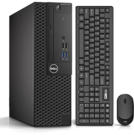 Dell OptiPlex 3050 Desktop Computers PC, 32GB Ram DDR4 New 512GB M.2 NVMe SSD, Intel Built-in WiFi, Bluetooth, i5-6500 3.2GHz, Refurbished Desktop, HDMI, Windows 11 Pro (Renewed)