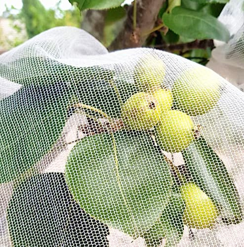 Garden Netting Fine Mesh Fruits Tree Vegetable Protection Mesh Netting Greenhouse Row Nets Raised Bed Netting (3m x 15m)