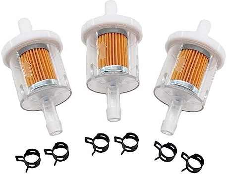 Kraftstofffilter Benzinfilter passend für Aufsitzmäher Rasentraktor Motoren Briggs & Stratton 493629 691035 AM108356 Tecumseh 34279A