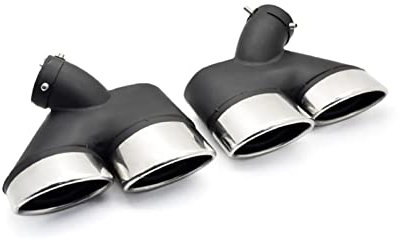 UTOYA Auspuff Schalldämpfer Für Für Benz W211 E-Klasse Für E240 Für E280 Für E320 Für E350 Für E430 Für E500 Für E63 2002-2007 Endrohr Schalldämpfer Endrohre