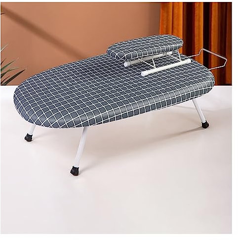 ALEjon Mini planche à repasser pliable, petite planche à repasser de table, mini planche à repasser pliante portable avec pieds antidérapants, mini planche à repasser portable pour comptoir, petits es