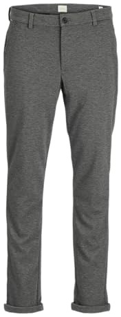 JACK & JONES Pant Jprccmarco Jjadrian Pantalon Chino Noos, Gris foncé, 33W x 36L Hommes
