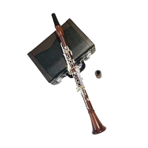 Klarinette Professionelle B-Klarinette Aus Palisander Versilberte Tasten Langlebiges 17-Tasten-Klarinetteninstrument