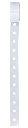 Hole Punch Reinforcers Stickers DIY Production PVC Simple Reinforcement Labels (Transparent)
