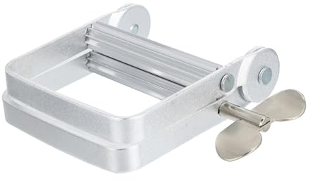 ROMISBABA Presse Tube Métal Aluminium pour Dentifrice Peinture et Teinture Cheveux Distributeur Réutilisable Facile à Utiliser Compatible Tubes Plastiques et Métalliques Outil Coiffure