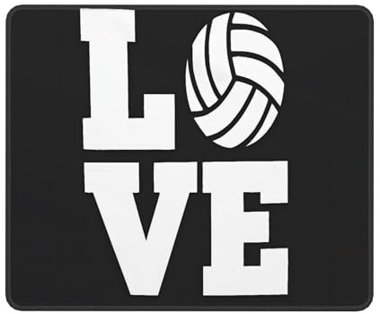 Kärlek volleyboll musmatta stänksäker speltillbehör vattentät musmatta skrivbordsunderlägg för bärbar dator arbete L