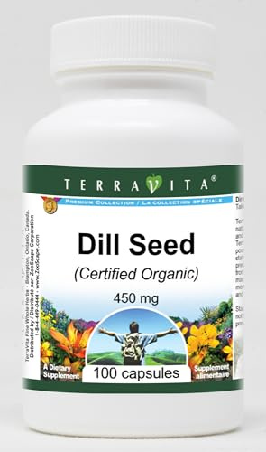 Dill Seed (Certified Organic) - 450 mg (100 Capsules, ZIN: 518595)