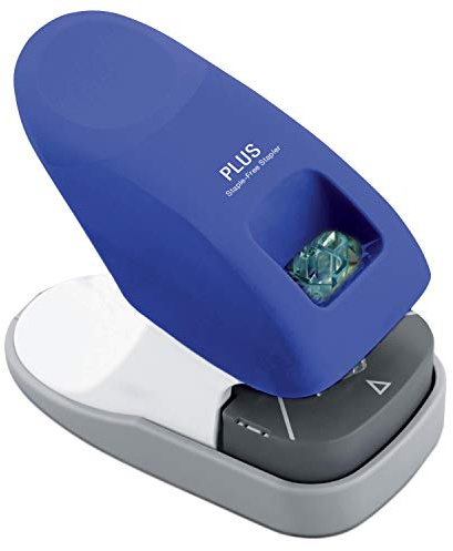Paper Clinch Desktop Staple-Free Stapler, Blue (31260)