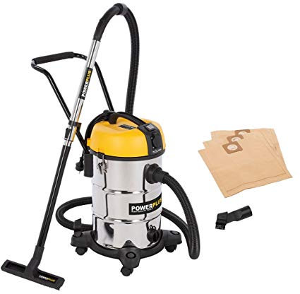 POWERPLUS POWX3240 Aspiradora en seco y húmedo (1200 W, 30 L)