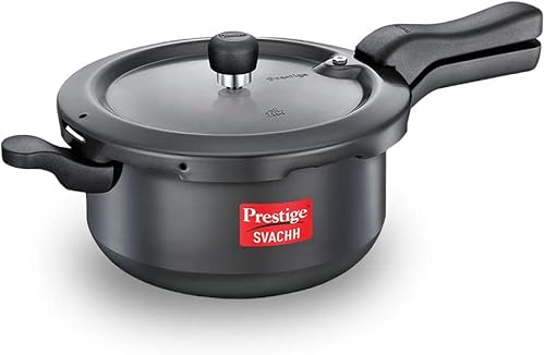 Prestige Svachh Hard Anodised Senior Deep Pan Pressure Cooker 5 Liter