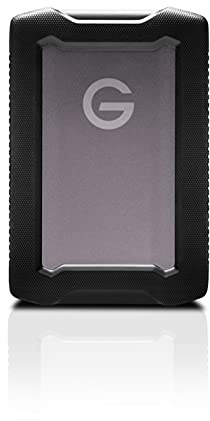 SanDisk PROFESSIONAL G-DRIVE ArmorATD 4 TB mobile Festplatte, All-Terrain Festplatte, USB-C-fähig, 135 MB/s, für Mac und Windows, wasser- und staubfest