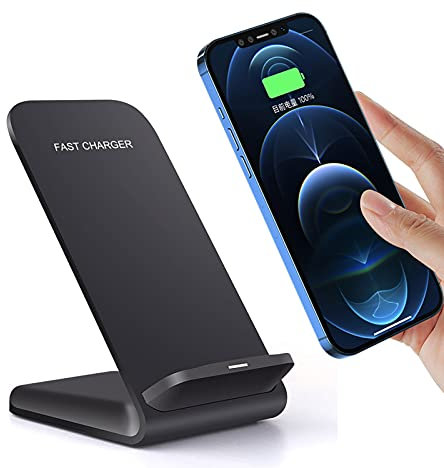 Wireless Charger Wireless Charging Stand Compatible with iPhone 17 16 15 14 13 12 11 Pro Max/XS/XR/15 16 Plus,Samsung Galaxy S25/S24/S23/S22/S21/S20/S10/Note 20/10,Pixel 9 8 7 6 Pro