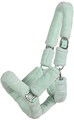 ARBO-INOX® Halfter mit Kunstfell Kuschelhalfter (Full, Mint)