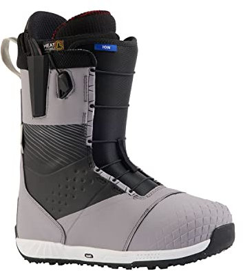 Burton Ion - Botas de snowboard para hombre, piel de tiburón/negro 11.5