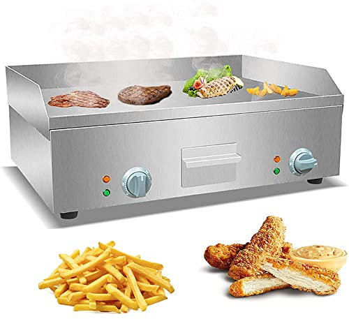 MNSSRN Barbacoa Eléctrica, Parrilla De Mesa Comercial, Cacerola De Cocina
