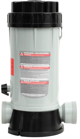 CL200 in-line Automatic Pool Chlorinator Compatible with Hayward Chlorinator for Above Ground Pools and In-Ground Pools Inline Fertilizer Dispenser Inline Automatic Chemical Feeder Pool Fttings Parts