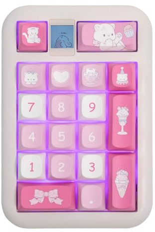 CoolKiller Rococo Pavé numérique mécanique remplaçable à chaud pour ordinateur portable, PC, ordinateur de bureau