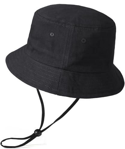 TAGVO Cabezas Grandes Sombrero de Pescador para Hombres Mujeres, XXL Algodón Cubo Sombreros Plegables Sombrero de Pesca Bucket Hat para al Aire Libre