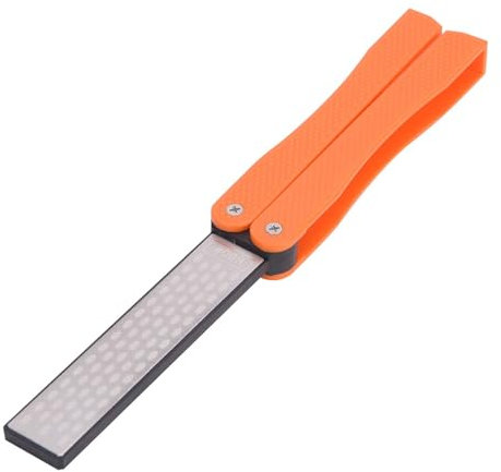 Affûteur d'Outils de Jardin, Pierre à Aiguiser, Affûteur de Lame Pliable et Portable pour Outils de Jardin avec Taille Compacte pour le Meulage