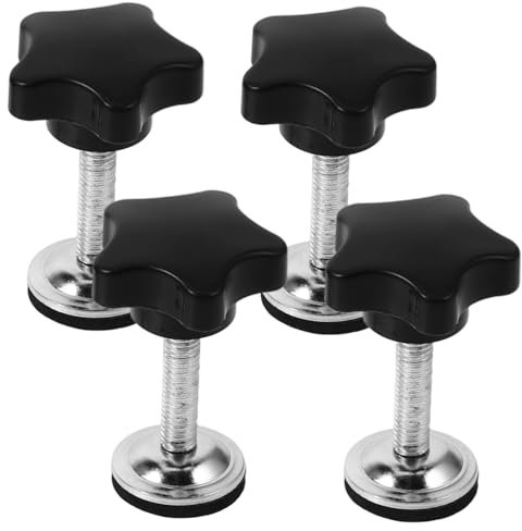 PLAFOPE 4stücke Metallflügelschraube Handknopfschraube Gewindeschraube Schraubstock Mit Spannschraube Und Gewindeformschraube