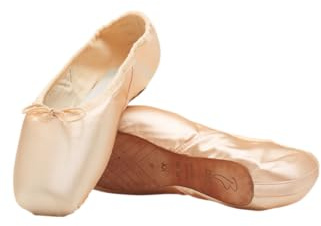 Etoile Balance European ES0160L per Bloch Scarpette da Punta Forma Arcuata Punte Sport Danza Classica Nastri Ballerina Relax Saggio Prova Spettacolo Ballo Insegnante (Rosa Pianta 3X, 6)