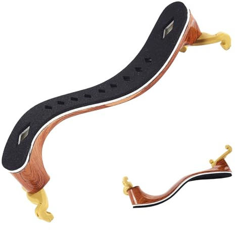 Schulterstütze für Violine – für Musik, Kinnstütze | Schulterstütze für | Geige, Schulterstütze, Teile aus hochfestem Schaumstoff, verstellbare Schulterstütze für Violinen