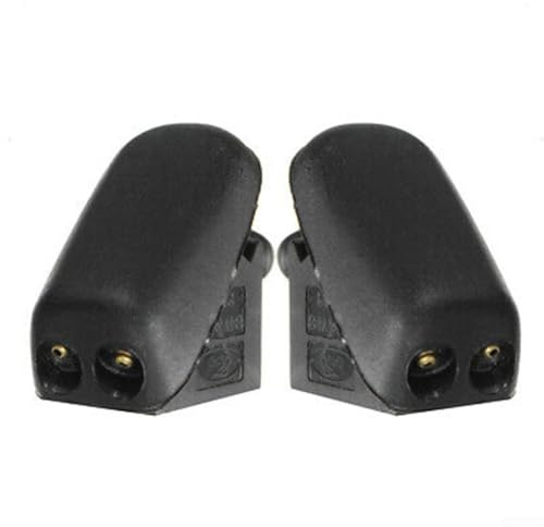 Windshield Washer Nozzle for Mini Cooper R50 R52 R53 Models 6/2001-11/2006 - Non Heated Replacement with OE 61667146377, Black Plastic Direct Fit