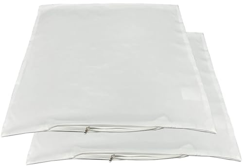 SWJ-swjssb Copri Copertura Protettiva Per Riempimento Di Cuscino Set Di 2 Fodera Per Imbottitura Con Cerniera Per Divani Lett Cuscini Da Salotto Facile Da Lavare A Macchina(55x85cm 2 Pack)