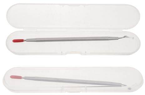 WRITWAA 2 Juegos Removedor Adhesivo de Metal Color Plata para Extensiones de Cabello, Duradero y Versátil, Adecuado para Estilistas y Principiantes en Salones y Servicios Móviles