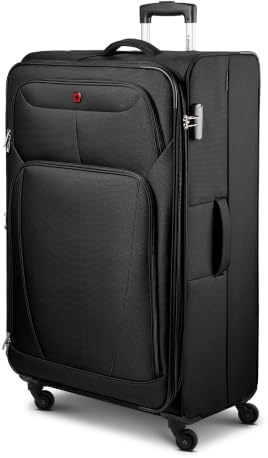 WENGER Check-in Koffer für Damen und Herren | großer XL Trolley 54 x 37 x 87 cm aus hochwertigem Polyester 600D Material | Erweiterbar & Fronttasche| Beaumont Serie