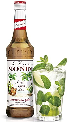 MONIN Premium Caribbean Sciroppo 700 ml per cocktail e mocktail, vegano, senza allergeni, aromi e coloranti 100% naturali