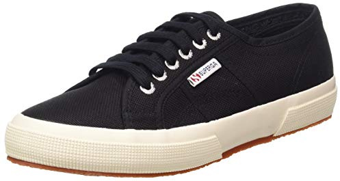 Superga 2750 Cotu Classic unisex - vuxen Sneaker , Svart 999, 39.5 EU