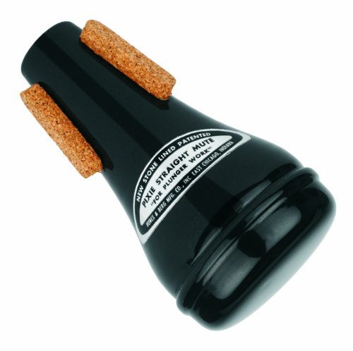 Humes and Berg Stonelined Pixie Straight Black Aluminum Trumpet Mute (112BK)