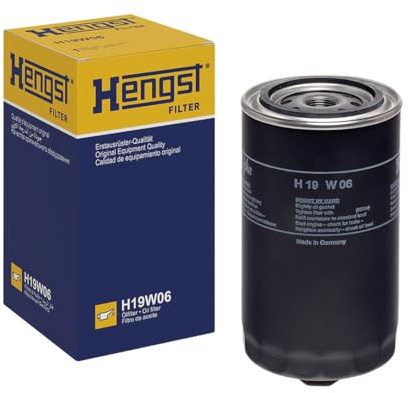 HENGST - Ölfilter H19W06 - Öl-Anschraubfilter für KFZ | Hochwertiger Motorölfilter für KFZ mit Otto- oder Dieselmotor - Robuster Ölfilter mit hoher Schmutzaufnahmefähigkeit