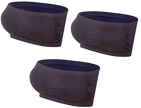 Lemef Bandeau sans Couture Soutien-Gorge sans Bretelles Top Tube Extensible avec Coussinets Amovibles pour Femmes