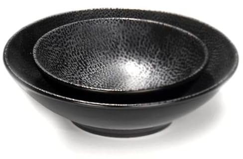 Lambert - Kaori - Rochen Optik - Schale, Schüssel - Ø: 19 cm - mit Metallic Rochen Optik - Steingut - 1 Stück