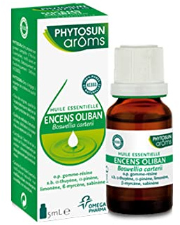 Phytosun - Aromas de incienso olibano (Boswellia carterii) orgánicos (5 ml)
