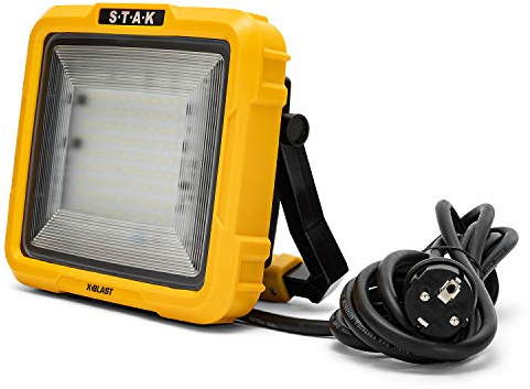 Stak X-Blast - Foco de obra (50 W), color amarillo