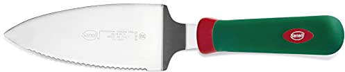 Sanelli Premana Professional Spatola Torta seghettata, Acciaio Inossidabile, lunghezza lama 18 cm.