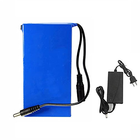 Batterie au Lithium DC 12V Rechargeable en polymère Li-ION pour éclairage Public, Alimentation en Veille du Produit numérique avec Chargeur (28000ma)